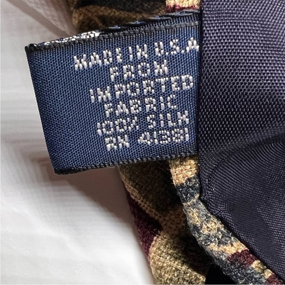 EUC Polo By Ralph Lauren Palm Pattern Tie - Picture 7 of 9